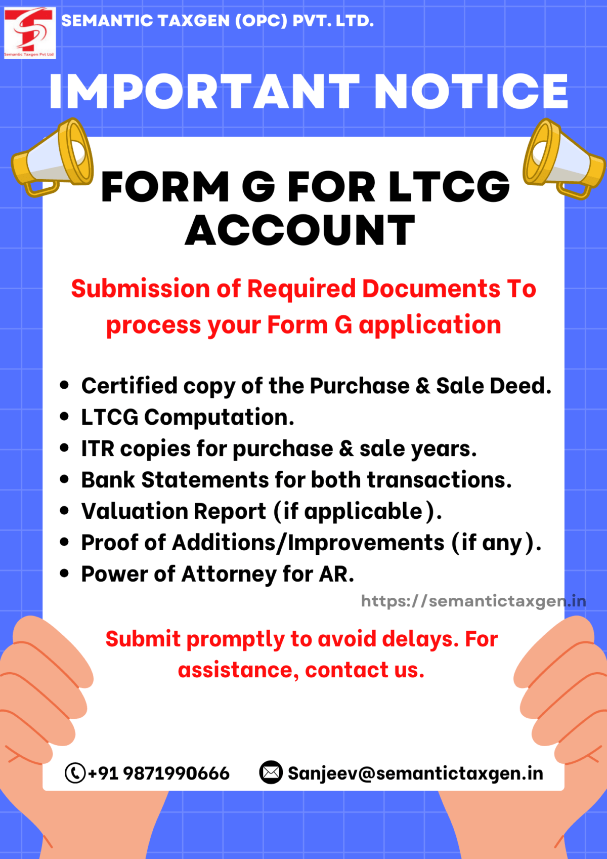 Form G For LTCG Account: Complete Guide To Document Submission